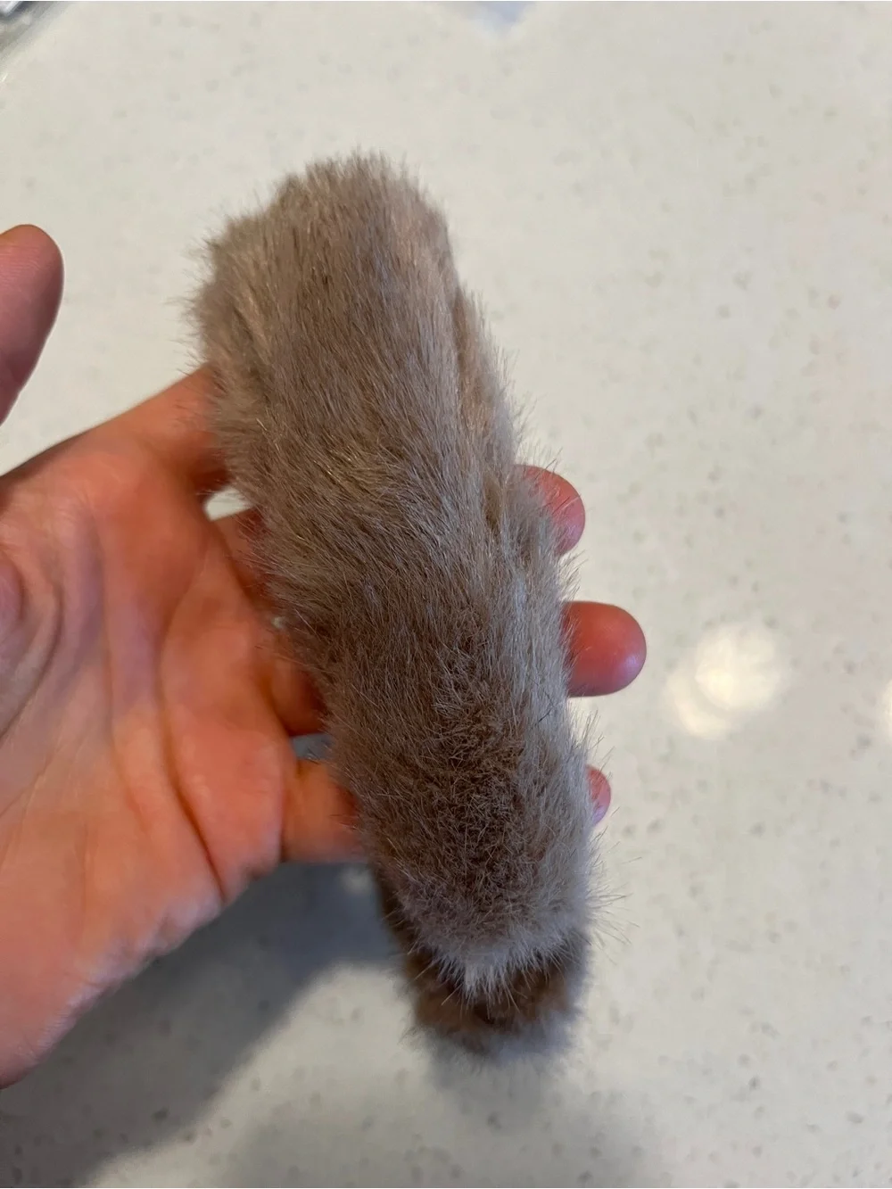 Plush Brown Fuzzy faux fur Headband